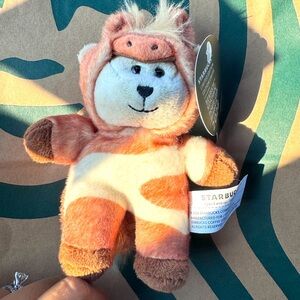 Starbucks Plush Toy - Orange and White
